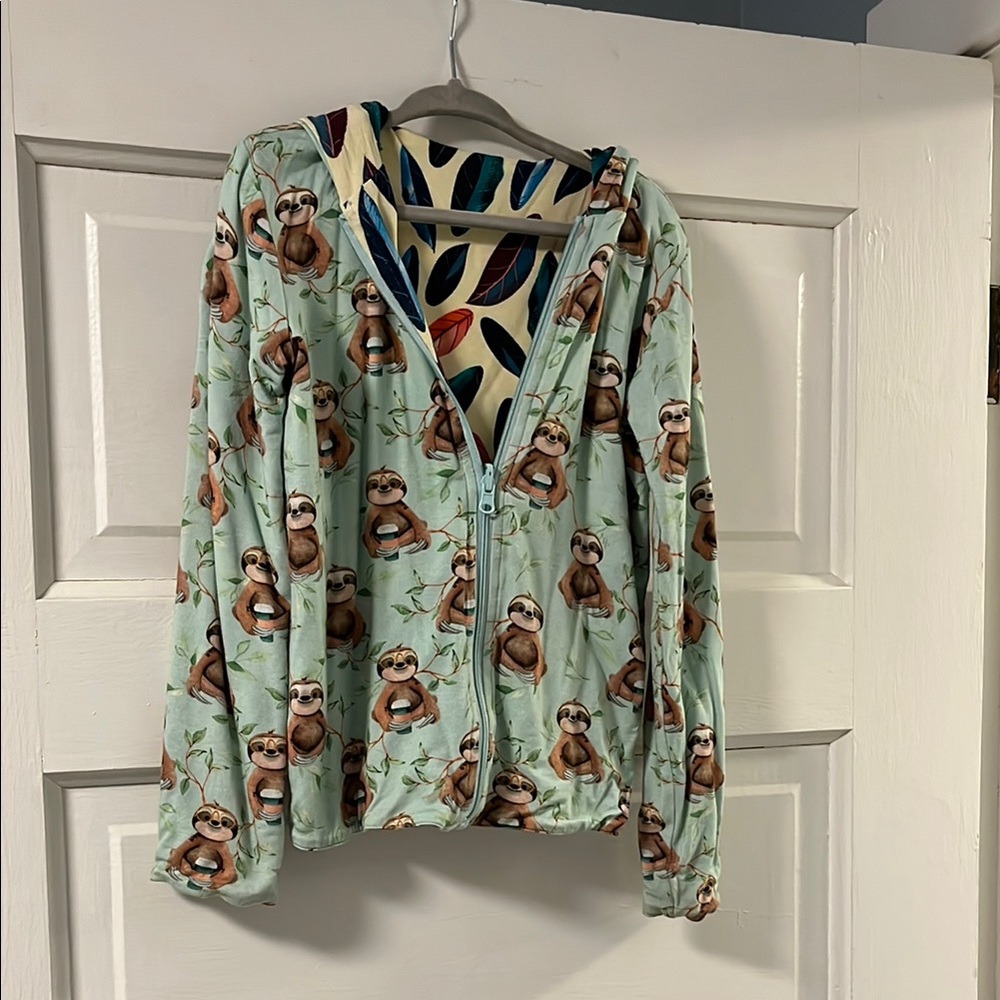Posh Peanut Sloth Reversible Jacket